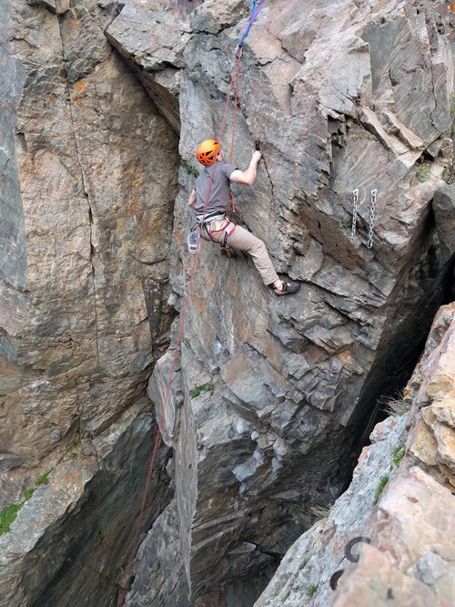Climbing in the Wasatch